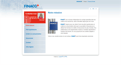 Desktop Screenshot of finaco.be