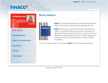 Tablet Screenshot of finaco.be